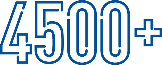 4500+